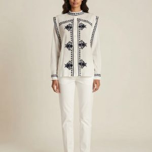 Camisa Romântica Algodão