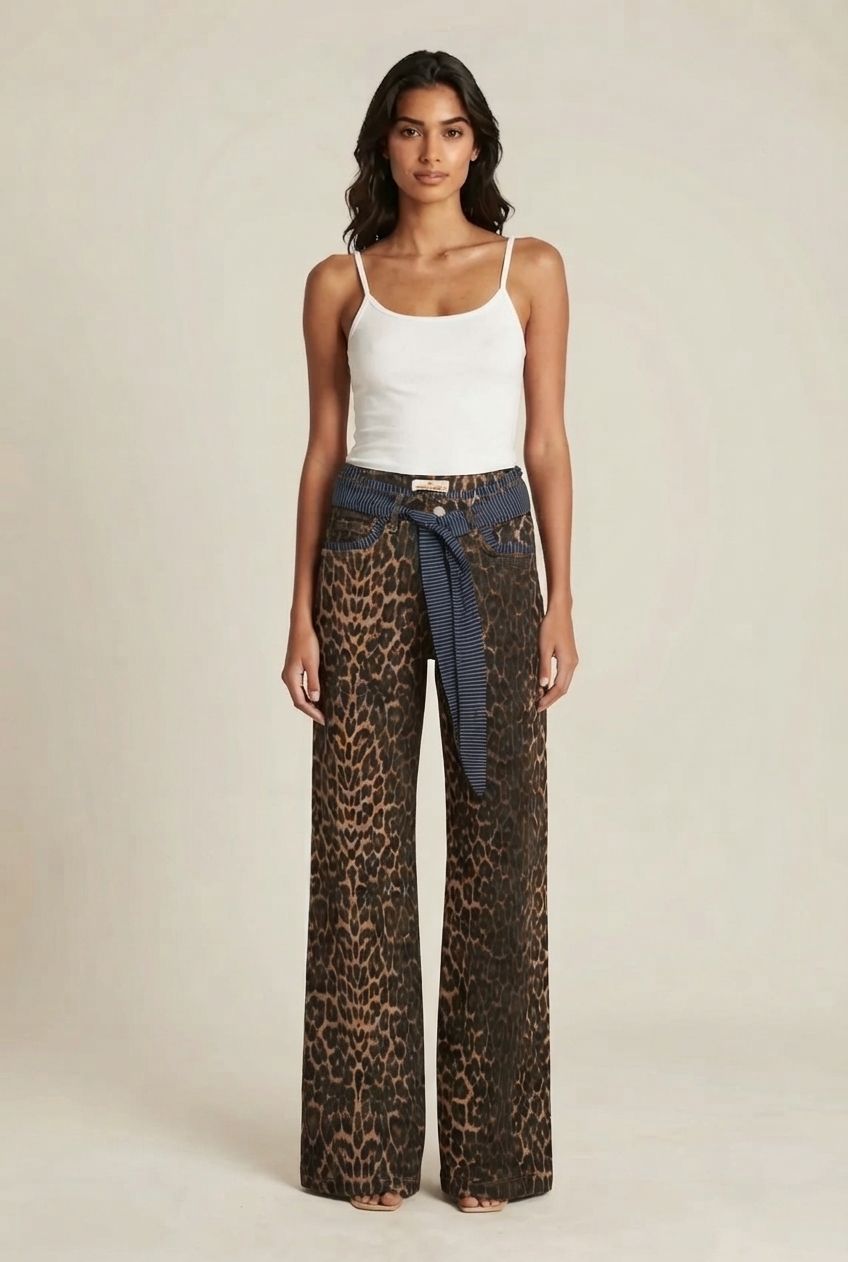 Calças Animal Print