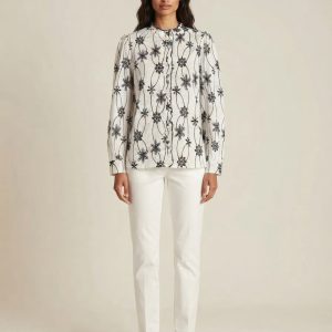 Camisa Romântica Algodão