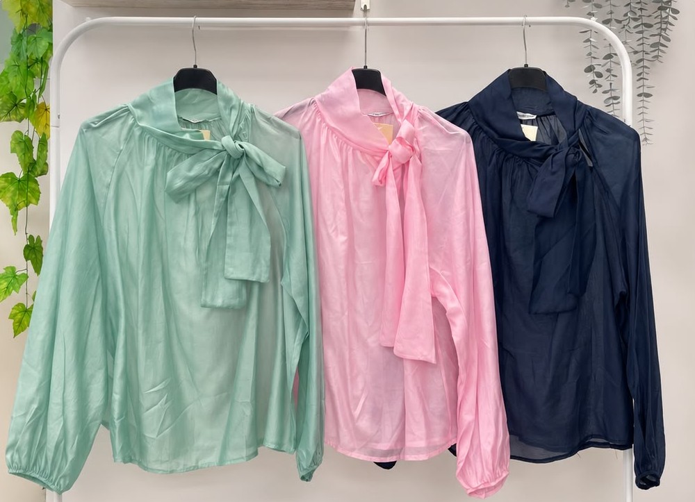 Camisa Laço ao Peito - Image 2